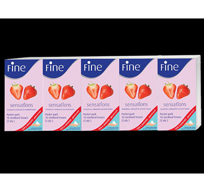 fine 3 ply 10 each fragrance piece of classic,peach,four season and strawberry tissue paper